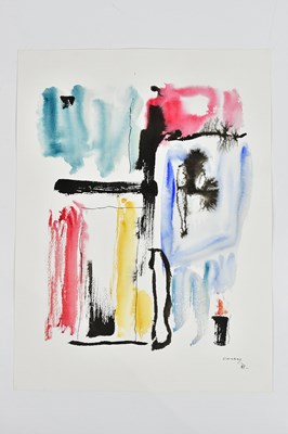 Lot 347 - HARRY OUSEY (1915-1985); watercolour, untitled,...