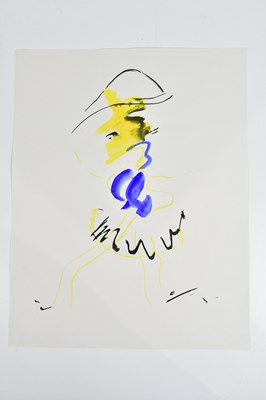 Lot 419 - HARRY OUSEY (1915-1985); watercolour, untitled,...