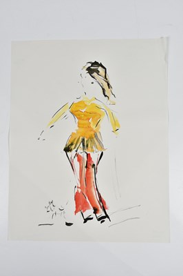 Lot 409 - HARRY OUSEY (1915-1985); watercolour, untitled,...