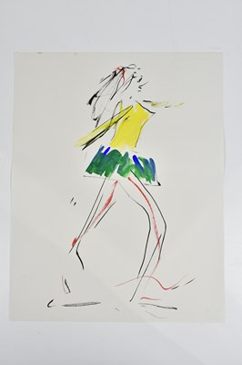 Lot 410 - HARRY OUSEY (1915-1985); watercolour, untitled,...