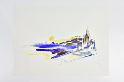 Lot 404 - HARRY OUSEY (1915-1985); watercolour, untitled,...