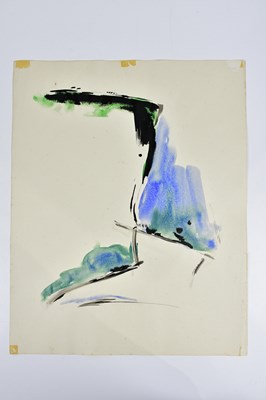 Lot 392 - HARRY OUSEY (1915-1985); watercolour, untitled,...