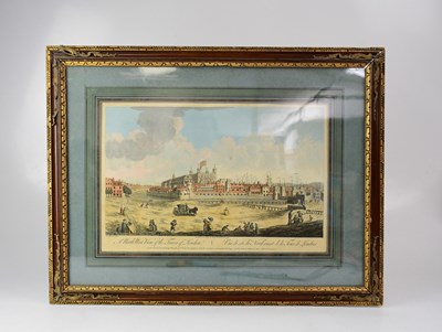 Lot 454 - 19TH CENTURY ENGLISH SCHOOL; aquatint river...