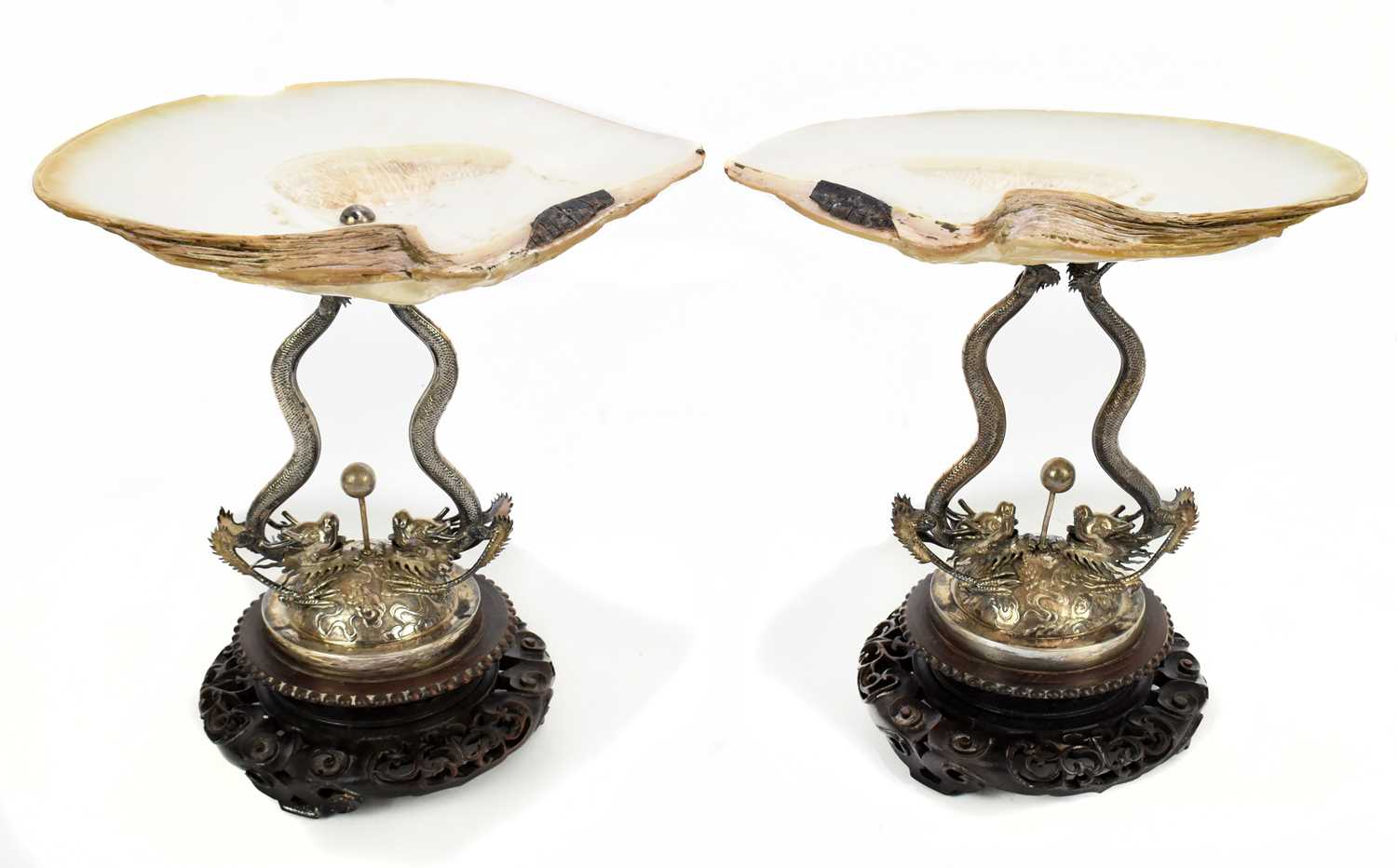 Lot 573 - WANG HING; a good pair of late 19th century...