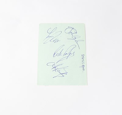 Lot 214 - MARC BOLAN; a torn page from an autograph...