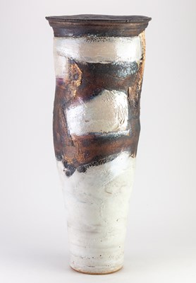 Lot 487 - ROBIN WELCH (1936-2019); a tall stoneware...