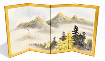 Lot 1019 - 20TH CENTURY JAPANESE SCHOOL; watercolour on...