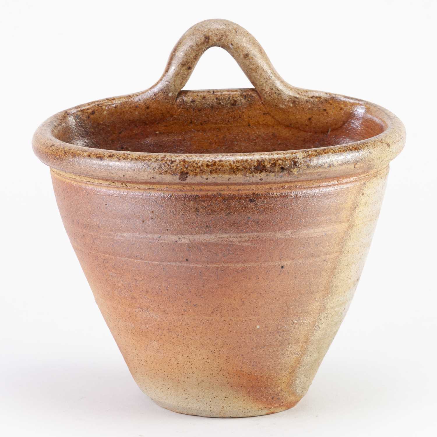 Lot 300 - Muchelney Pottery; a stoneware wall planter,...