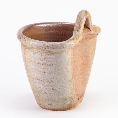 Lot 300 - Muchelney Pottery; a stoneware wall planter,...