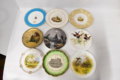 Lot 267 - Various mostly Victorian display plates, to...