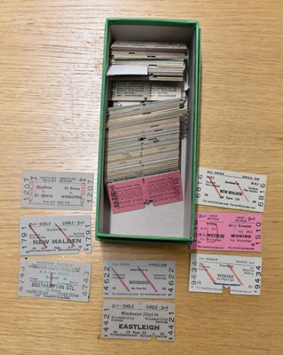 Lot 120 - RAILWAY TICKETS; approximately one hundred and...