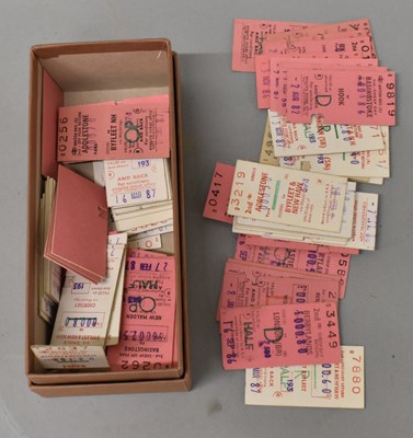 Lot 168 - RAILWAY TICKETS; approximately eighty-two...