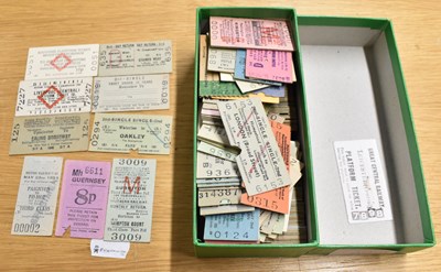 Lot 216 - RAILWAY TICKETS; approximately sixty-one...