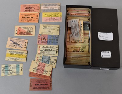 Lot 118 - RAILWAY TICKETS; approximately one hundred and...