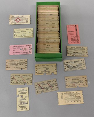 Lot 119 - RAILWAY TICKETS; approximately one hundred and...