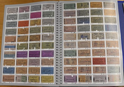 Lot 140 - RAILWAY TICKETS; approximately ninety-four...