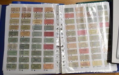 Lot 141 - RAILWAY TICKETS; approximately ninety-one...