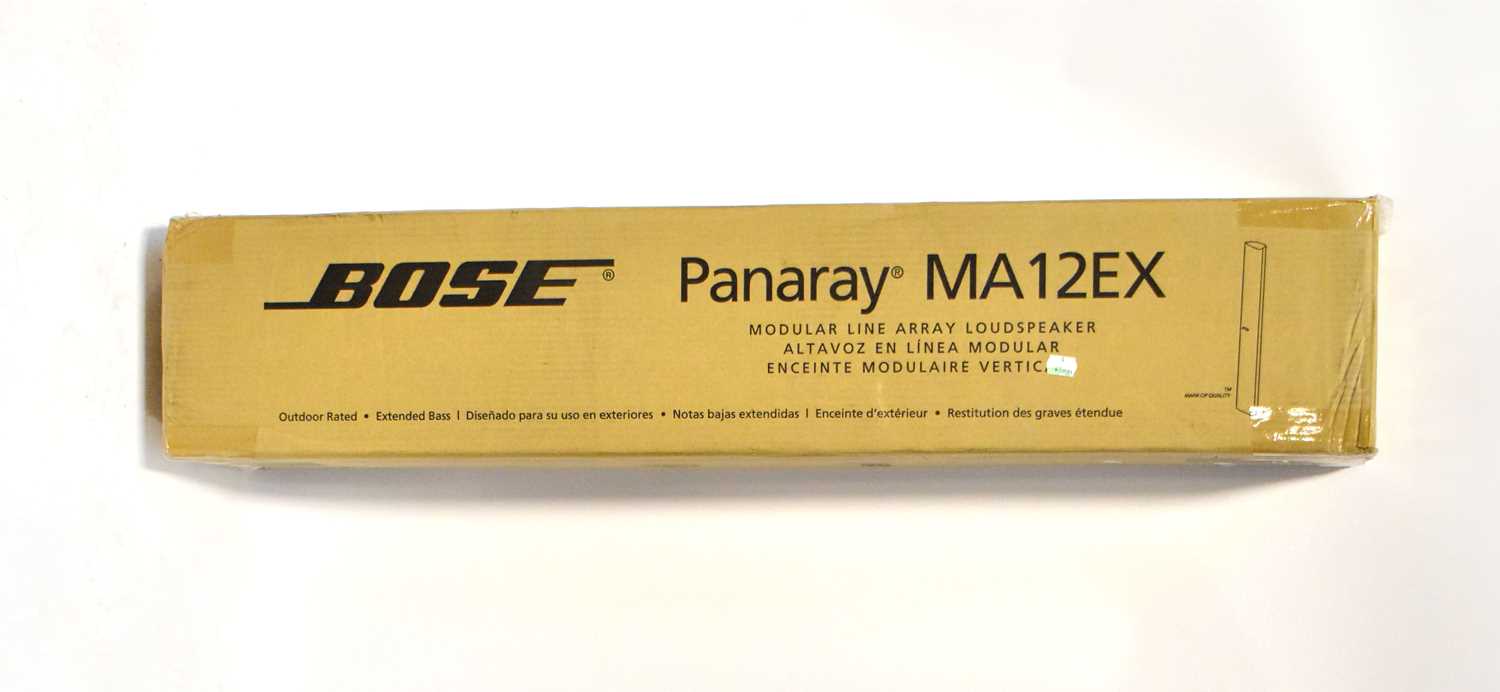 Lot 545 - A single Bose Panaray MA12EX speaker