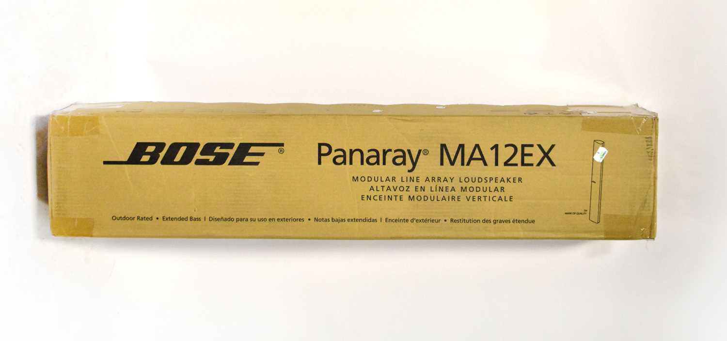 Lot 546 - A single Bose Panaray MA12EX speaker.