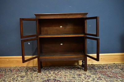 Lot 2393 - An early 20th century oak Chapter Simpoles...