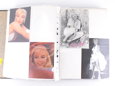 Lot 123 - MARILYN MONROE; an album of ephemera relating...