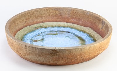 Lot 126 - DAN ARBEID (1928-2010); a large stoneware dish...