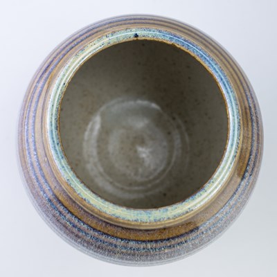 Lot 221 - HUGH MACTAVISH for Argyll Pottery; a globular...