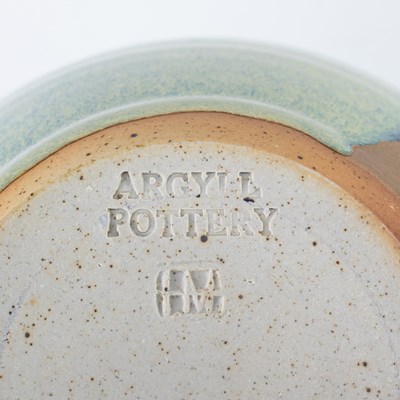 Lot 221 - HUGH MACTAVISH for Argyll Pottery; a globular...