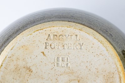 Lot 226 - HUGH MACTAVISH for Argyll Pottery; a pair of...