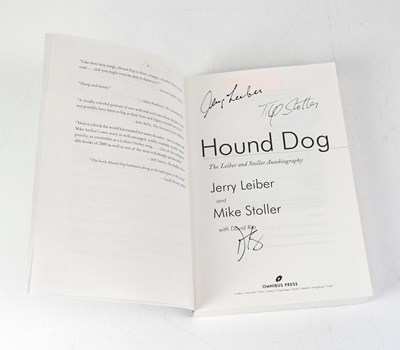 Lot 178 - LEIBER & STOLLER; book, 'Hound Dog the...