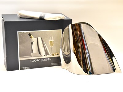 Lot 107 - GEORG JENSEN; a champagne cooler from the...