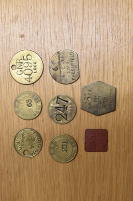 Lot 273 - LMR; six assorted tokens/tallies.