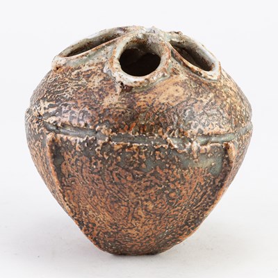 Lot 22 - ALAN WALLWORK (1931-2019); a stoneware seed...