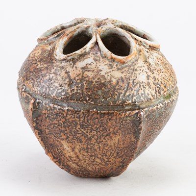 Lot 22 - ALAN WALLWORK (1931-2019); a stoneware seed...