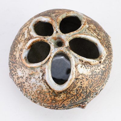 Lot 22 - ALAN WALLWORK (1931-2019); a stoneware seed...