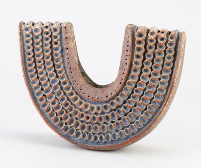 Lot 13 - ALAN WALLWORK (1931-2019); a narrow stoneware...