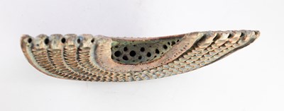 Lot 13 - ALAN WALLWORK (1931-2019); a narrow stoneware...