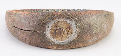 Lot 13 - ALAN WALLWORK (1931-2019); a narrow stoneware...