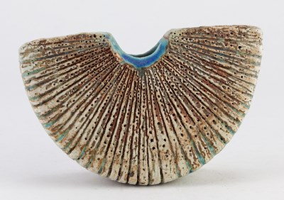 Lot 15 - ALAN WALLWORK (1931-2019); a narrow stoneware...