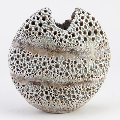 Lot 20 - ALAN WALLWORK (1931-2019); a stoneware pebble...