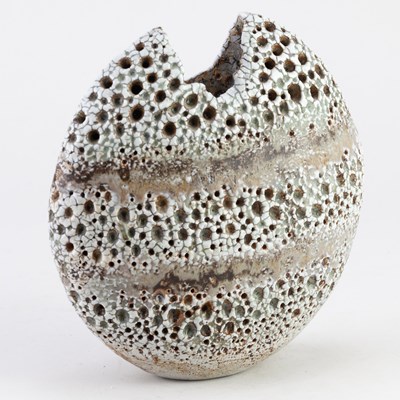 Lot 20 - ALAN WALLWORK (1931-2019); a stoneware pebble...