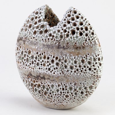 Lot 20 - ALAN WALLWORK (1931-2019); a stoneware pebble...