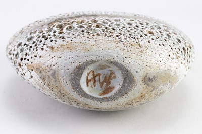 Lot 20 - ALAN WALLWORK (1931-2019); a stoneware pebble...