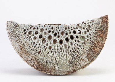 Lot 14 - ALAN WALLWORK (1931-2019); a narrow stoneware...