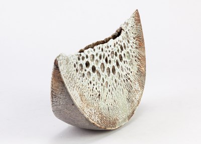 Lot 14 - ALAN WALLWORK (1931-2019); a narrow stoneware...