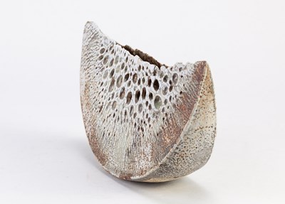 Lot 14 - ALAN WALLWORK (1931-2019); a narrow stoneware...