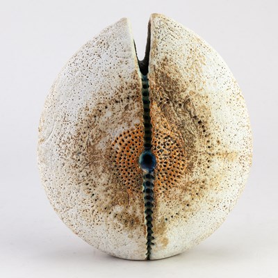 Lot 24 - ALAN WALLWORK (1931-2019); a stoneware split...