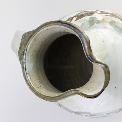 Lot 115 - COLIN KELLAM (born 1942); a tall stoneware jug...