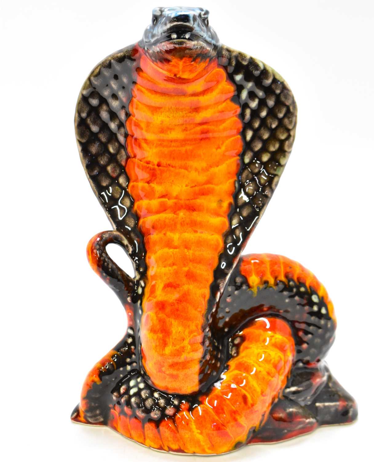 Lot 566 - ANITA HARRIS POTTERY; a painted pottery figure...