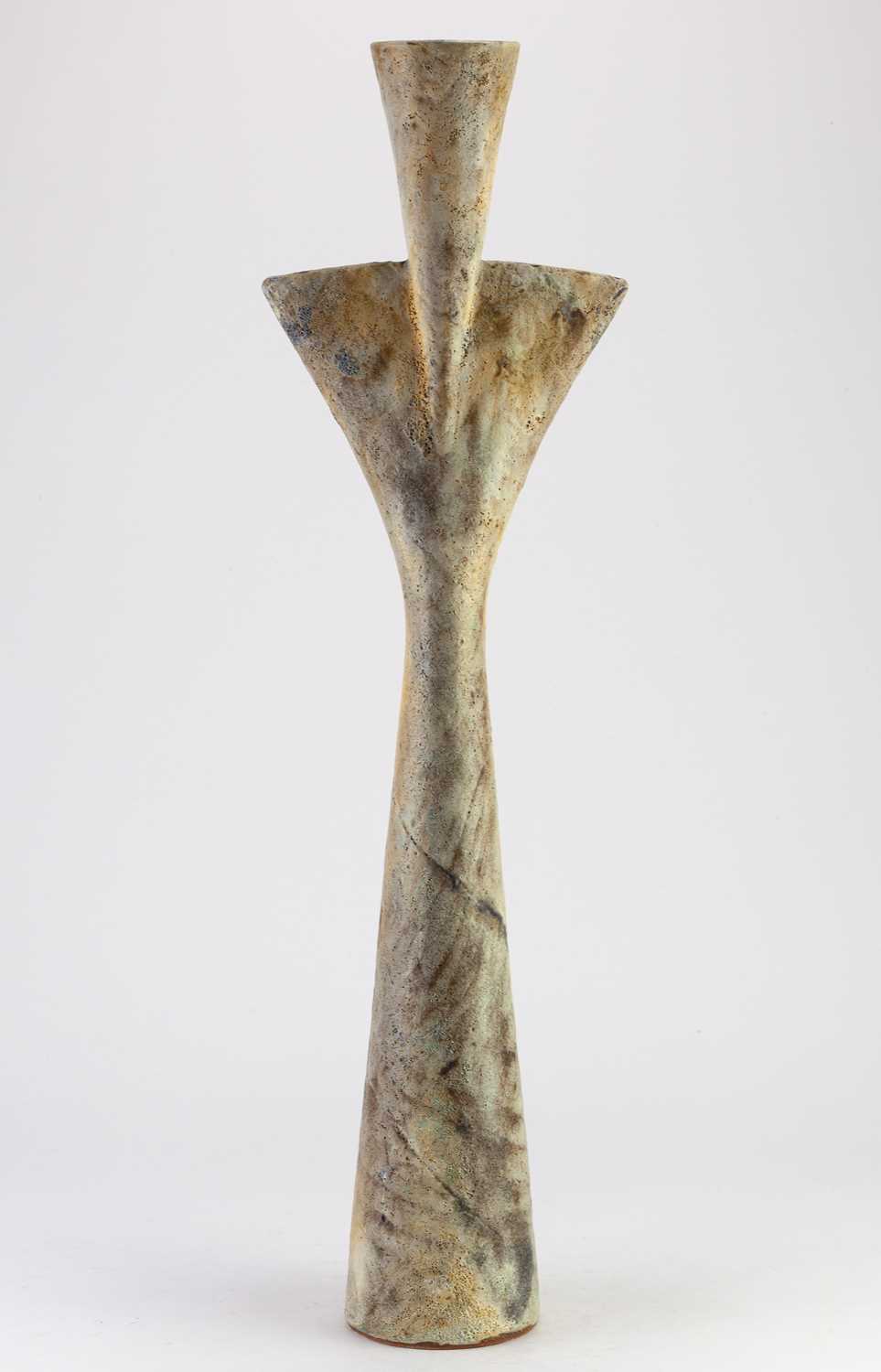 Lot 96 - CHRIS CARTER (born 1945); a tall stoneware...